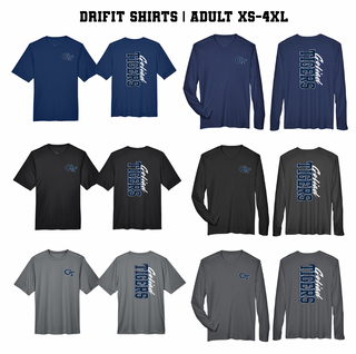Goliad Pocket/Back Drifit Tee - Adult - Short or Long Sleeve