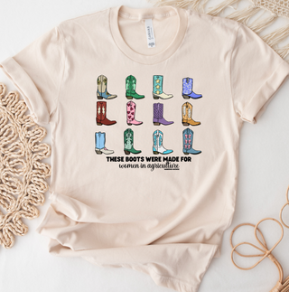 These Boots Were Made For Women In Agriculture - Pink Friday Sale - T-SHIRT