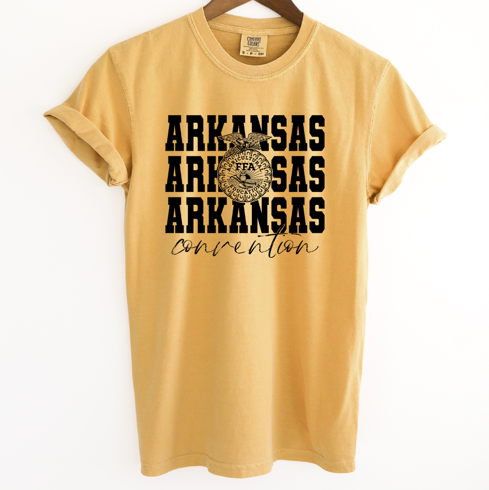 Black Emblem Arkansas FFA Convention ComfortWash/ComfortColor T-Shirt (S-4XL) - Multiple Colors!