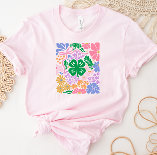 Spring Floral 4-H - Pink Friday Sale - T-SHIRT