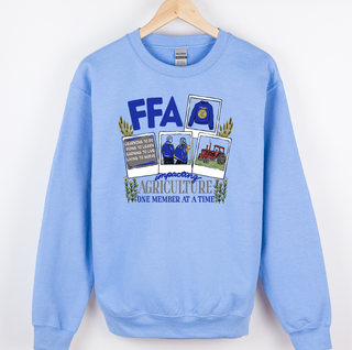 Polaroid - Carolina Blue - Pink Friday Crewneck