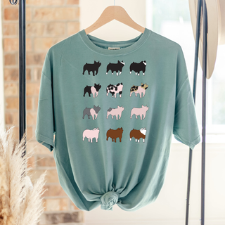 Pig Breeds – Comfort Colors T-Shirt