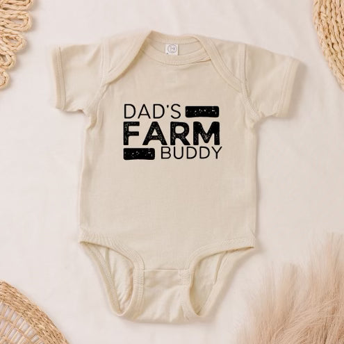Dad's Farm Buddy One Piece/T-Shirt (Newborn - Youth XL) - Multiple Colors!