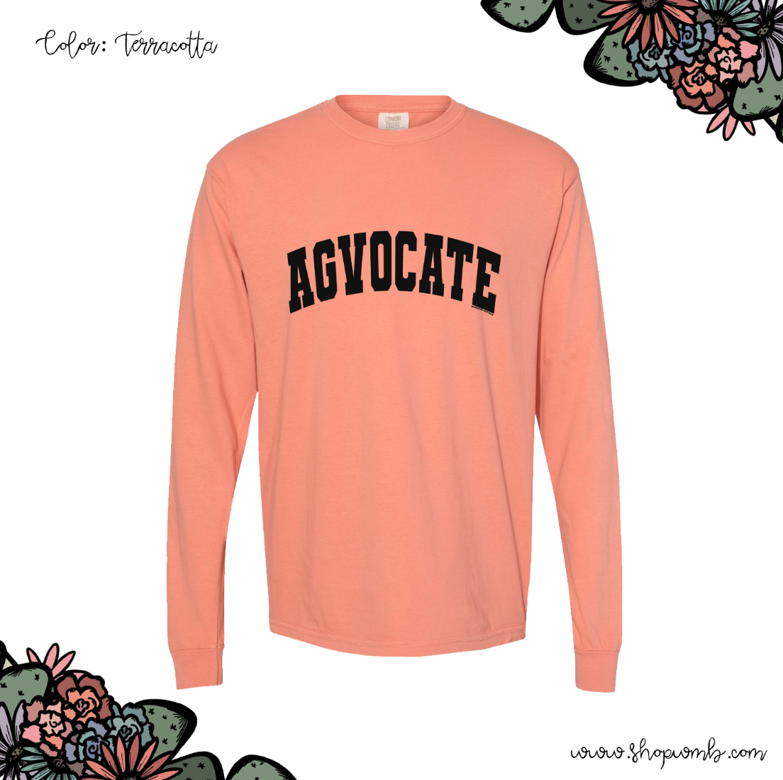 Varsity Agvocate Black Ink LONG SLEEVE T-Shirt (S-3XL) - Multiple Colors!