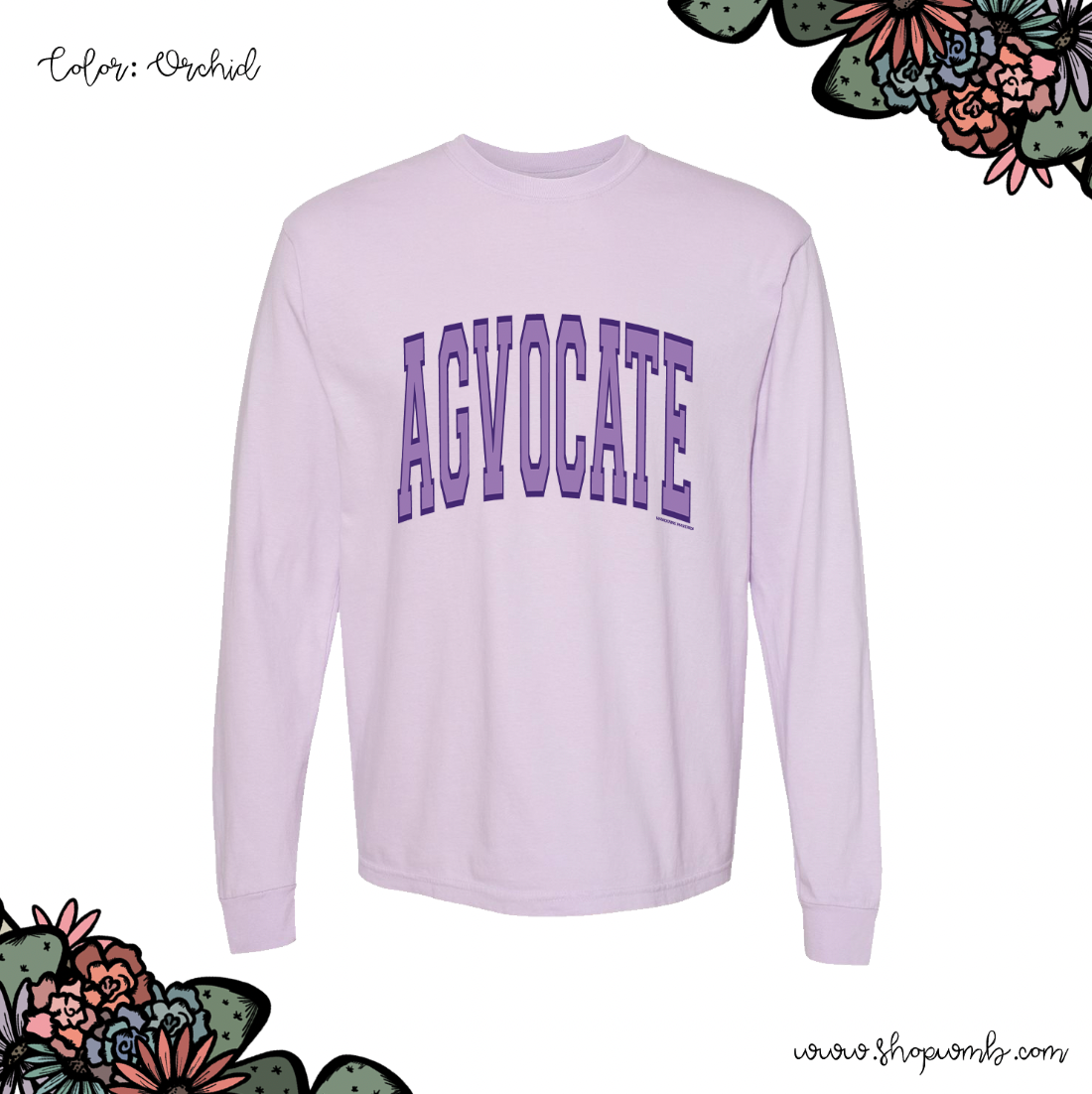 Big Varsity Agvocate Purple LONG SLEEVE T-Shirt (S-3XL) - Multiple Colors!
