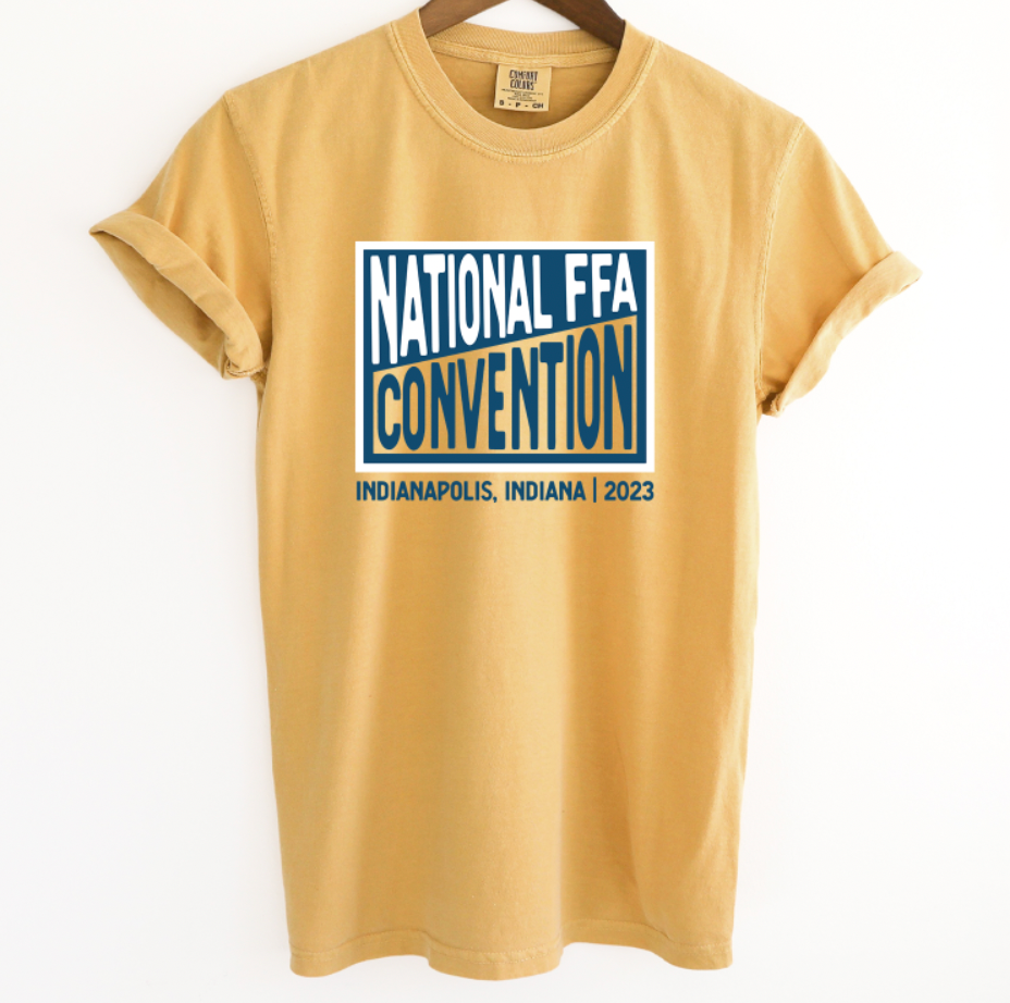Block National FFA Convention ComfortWash/ComfortColor T-Shirt (S-4XL) - Multiple Colors!
