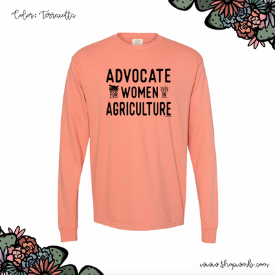 Advocate For Women In Agriculture LONG SLEEVE T-Shirt (S-3XL) - Multiple Colors!