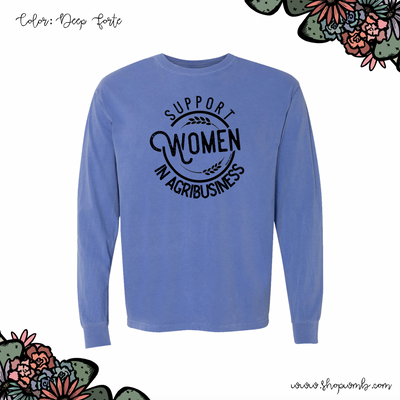 Support Women In Agribusiness LONG SLEEVE T-Shirt (S-3XL) - Multiple Colors!