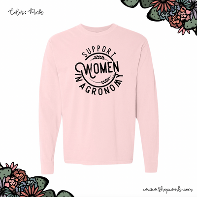 Support Women In Agronomy LONG SLEEVE T-Shirt (S-3XL) - Multiple Colors!