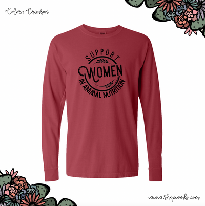 Support Women In Animal Nutrition LONG SLEEVE T-Shirt (S-3XL) - Multiple Colors!