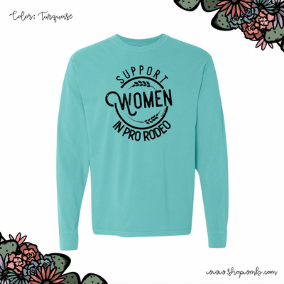 Support Women In Pro Rodeo LONG SLEEVE T-Shirt (S-3XL) - Multiple Colors!