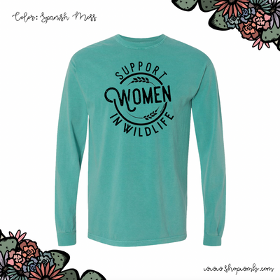 Support Women In Wildlife LONG SLEEVE T-Shirt (S-3XL) - Multiple Colors!