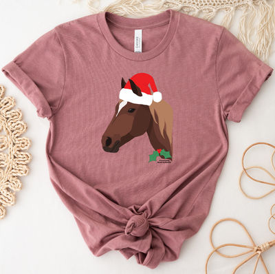Christmas Spirit Horse T-Shirt (XS-4XL) - Multiple Colors!