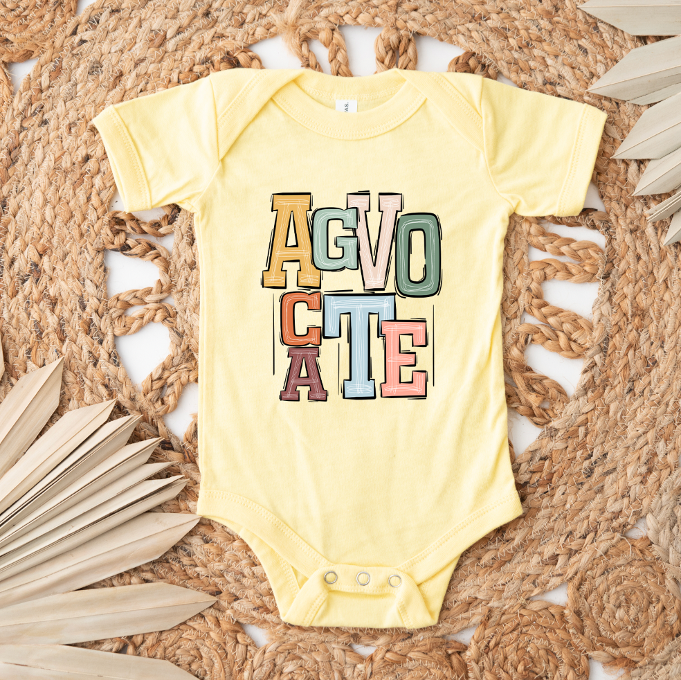 Boho Colors Agvocate One Piece/T-Shirt (Newborn - Youth XL) - Multiple Colors!