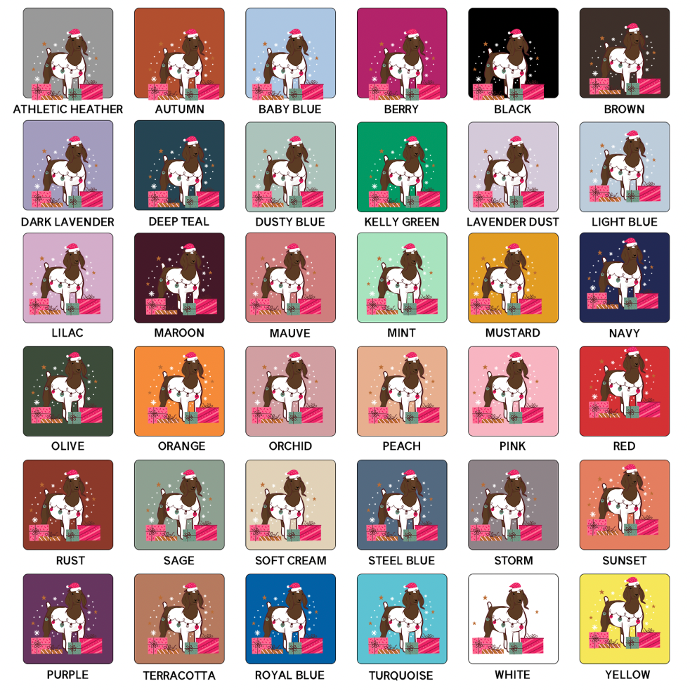 Christmas Present Goat T-Shirt (XS-4XL) - Multiple Colors!
