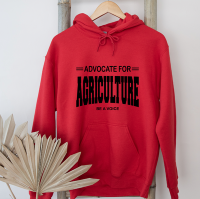 Advocate For Agriculture Be A Voice Black Ink Hoodie (S-3XL) Unisex - Multiple Colors!
