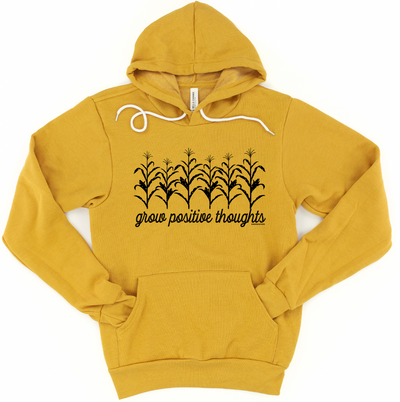 Grow Positive Thoughts Crops Hoodie (S-3XL) Unisex - Multiple Colors!