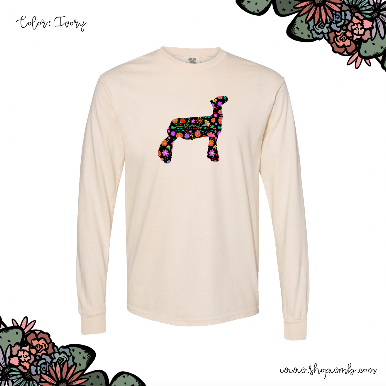 Fiesta Lamb LONG SLEEVE T-Shirt (S-3XL) - Multiple Colors!