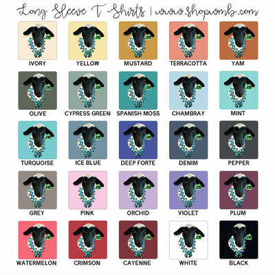 Lamb Squash LONG SLEEVE T-Shirt (S-3XL) - Multiple Colors!