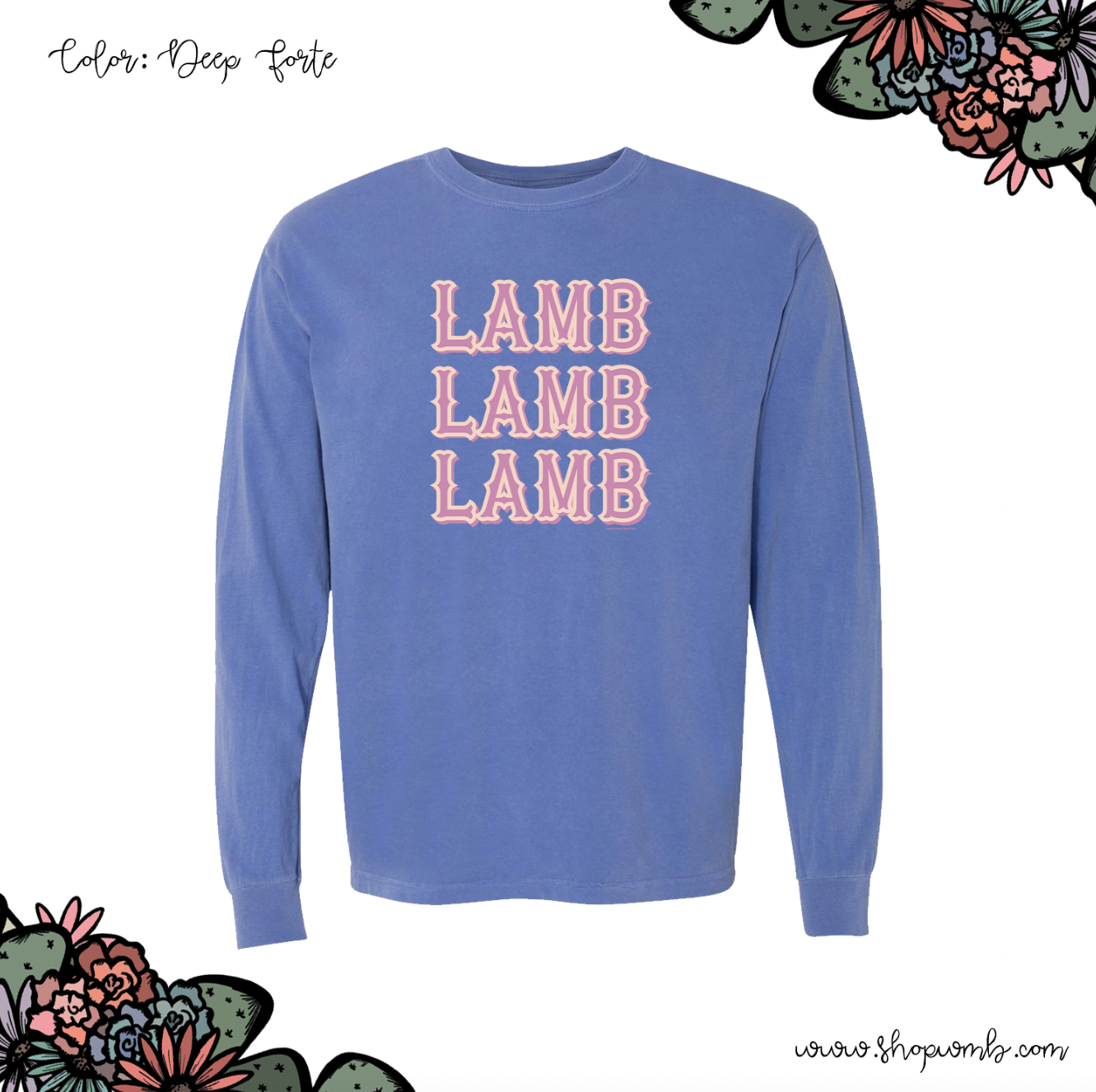 Western Lamb LONG SLEEVE T-Shirt (S-3XL) - Multiple Colors!