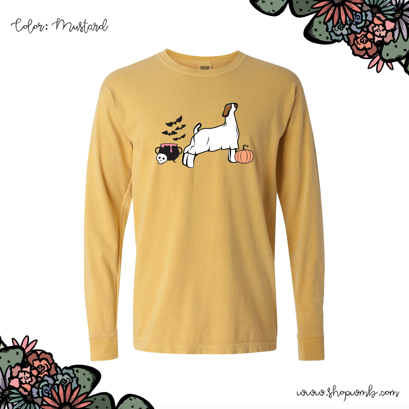 Ghost Goat LONG SLEEVE T-Shirt (S-3XL) - Multiple Colors!