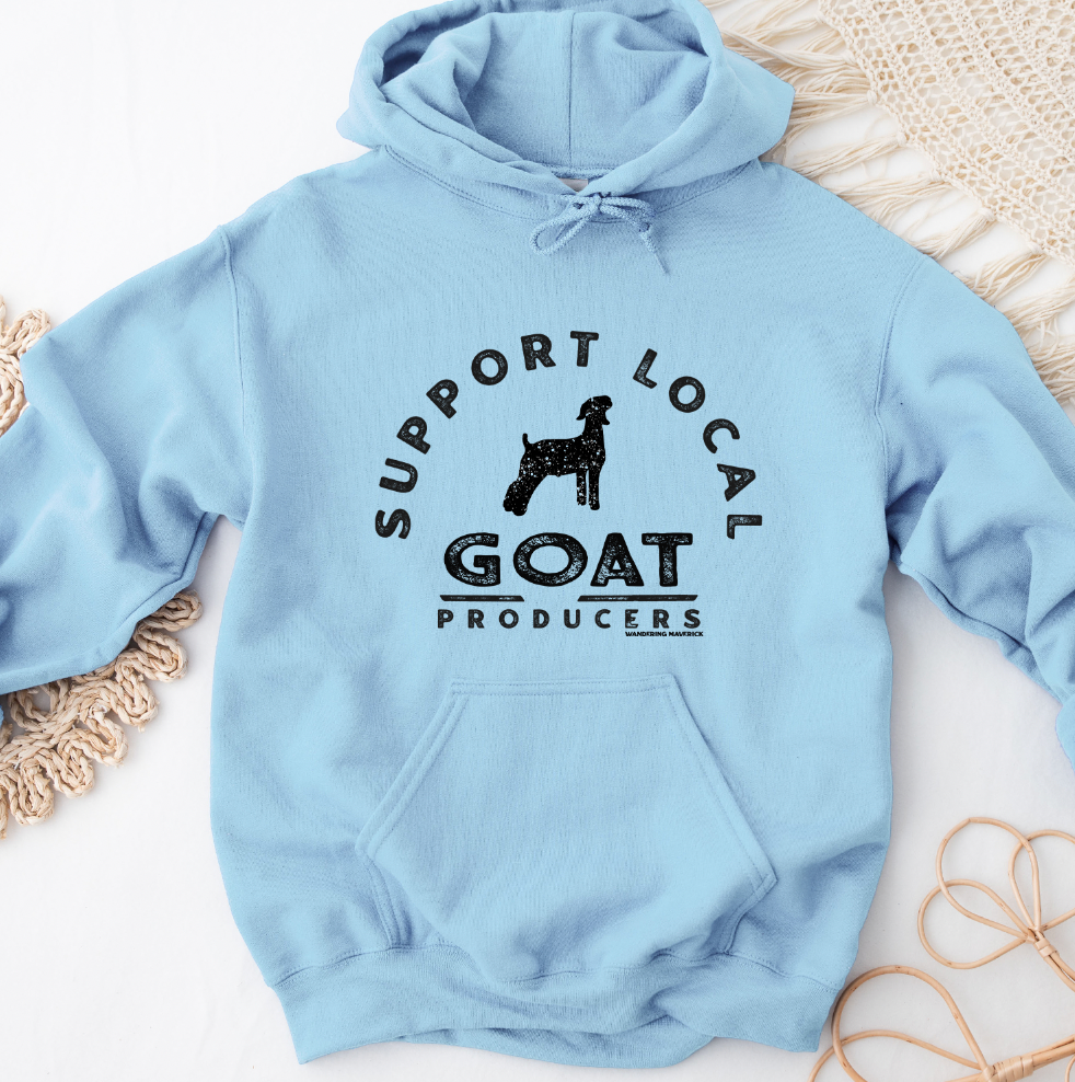Support Local Goat Producers Hoodie (S-3XL) Unisex - Multiple Colors!