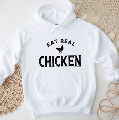 Eat Real Chicken Hoodie (S-3XL) Unisex - Multiple Colors!