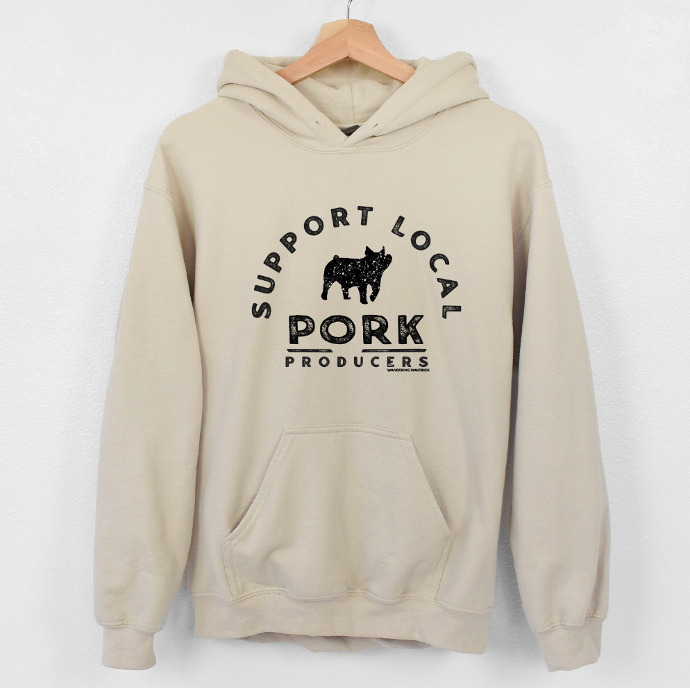 Support Local Pork Producers Hoodie (S-3XL) Unisex - Multiple Colors!