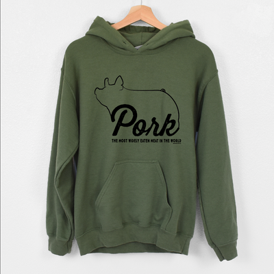 Pork The Most Widely Eaten Meat In The World Hoodie (S-3XL) Unisex - Multiple Colors!