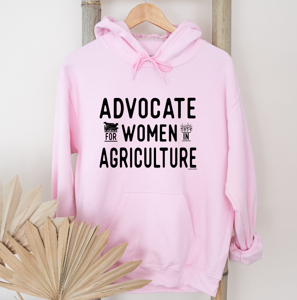 Advocate For Women In Agriculture Hoodie (S-3XL) Unisex - Multiple Colors!