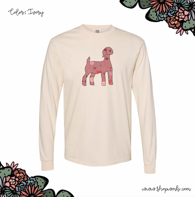 Valentins Goat LONG SLEEVE T-Shirt (S-3XL) - Multiple Colors!