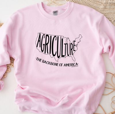 Agriculture Is The Backbone Of America Crewneck (S-3XL) - Multiple Colors!