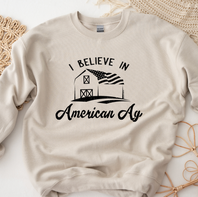 I Believe In American Ag Crewneck (S-3XL) - Multiple Colors!