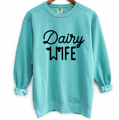 Dairy Wife Eartag Crewneck (S-3XL) - Multiple Colors!