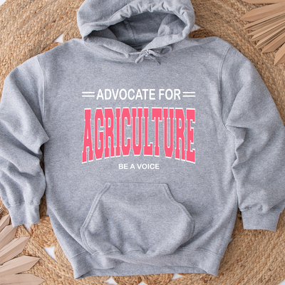 Advocate For Agriculture Be A Voice PINK Hoodie (S-3XL) Unisex - Multiple Colors!