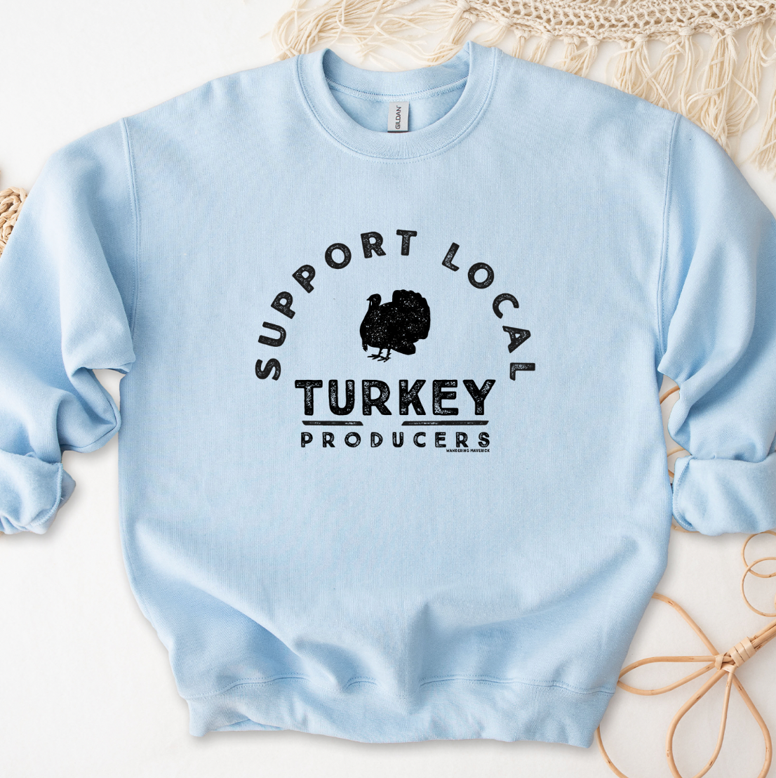 Support Local Turkey Producers Crewneck (S-3XL) - Multiple Colors!