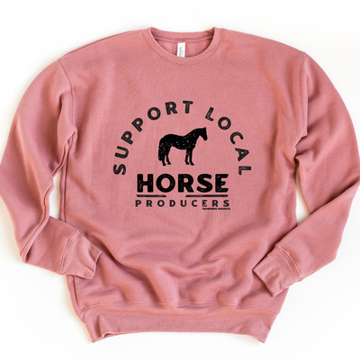 Support Local Horse Producers Crewneck (S-3XL) - Multiple Colors!