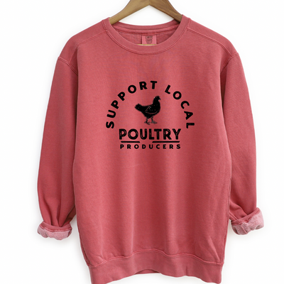 Support Local Poultry Producers Crewneck (S-3XL) - Multiple Colors!