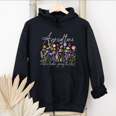 Agriculture Rooted in Tradition Flower Hoodie (S-3XL) Unisex - Multiple Colors!