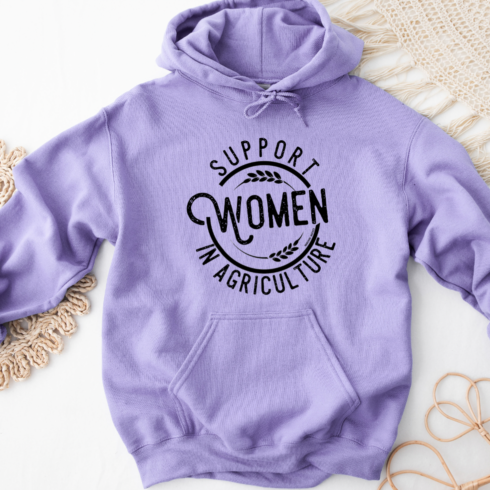 Support Women in Agriculture Hoodie (S-3XL) Unisex - Multiple Colors!
