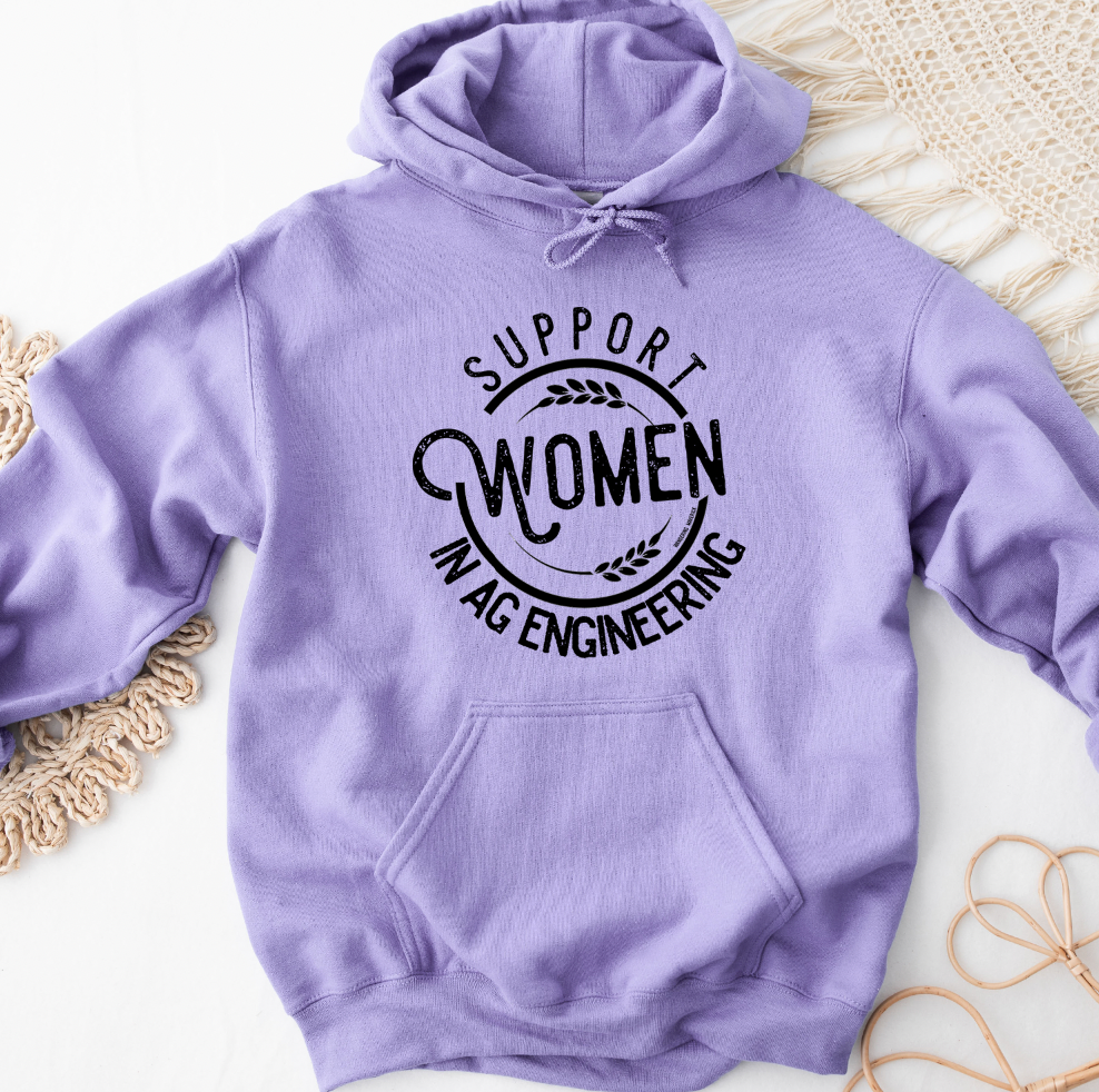 Support Women in Ag Engineering Hoodie (S-3XL) Unisex - Multiple Colors!