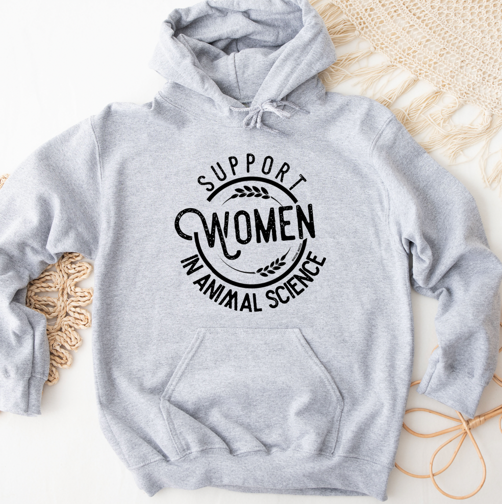 Support Women in Animal Science Hoodie (S-3XL) Unisex - Multiple Colors!