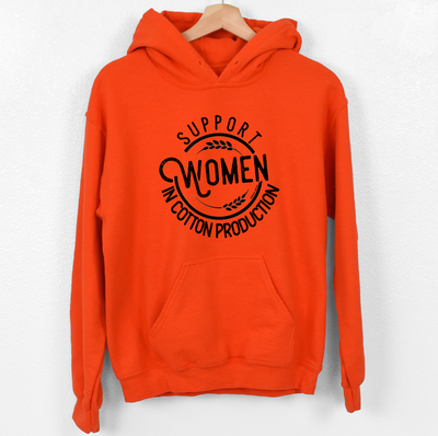 Support Women in Cotton Production Hoodie (S-3XL) Unisex - Multiple Colors!