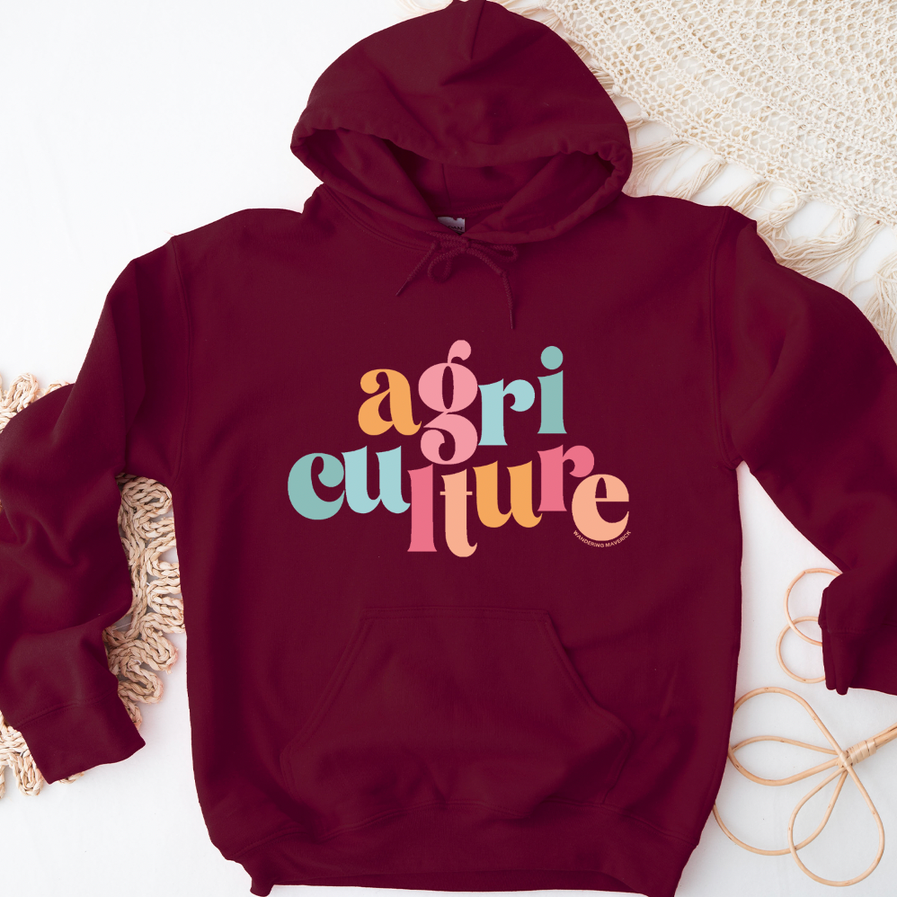 Colorful Agriculture Hoodie (S-3XL) Unisex - Multiple Colors!