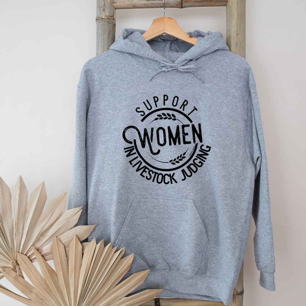 Support Women in Livestock Judging Hoodie (S-3XL) Unisex - Multiple Colors!