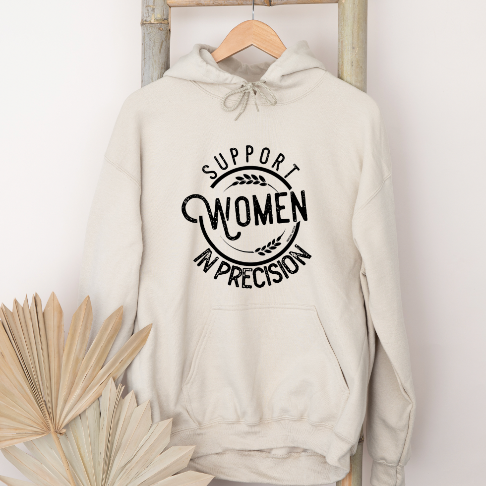 Support Women in Precision Hoodie (S-3XL) Unisex - Multiple Colors!
