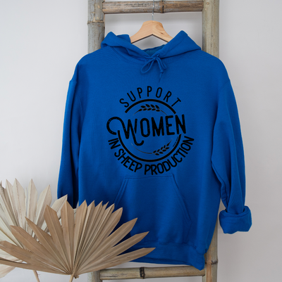 Support Women in Sheep Production Hoodie (S-3XL) Unisex - Multiple Colors!
