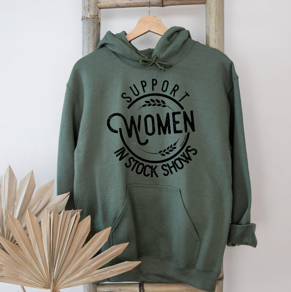 Support Women in Stock Shows Hoodie (S-3XL) Unisex - Multiple Colors!