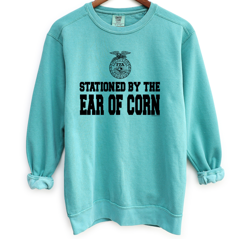 Stationed By The Ear Of Corn Crewneck (S-3XL) - Multiple Colors!
