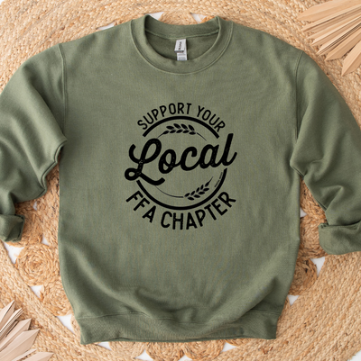 Support Your Local FFA Chapter Crewneck (S-3XL) - Multiple Colors!